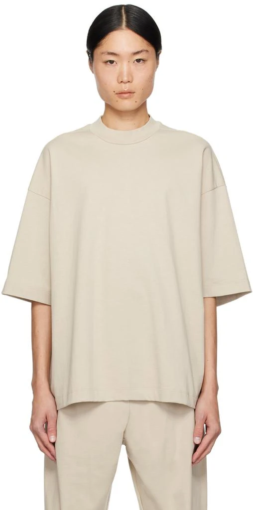 商品Fear of god|Taupe Dropped Shoulder T-Shirt,价格¥1216,第1张图片