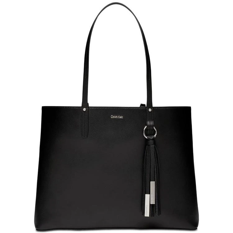 商品Calvin Klein|Maggie Leather Tote,价格¥1013,第1张图片