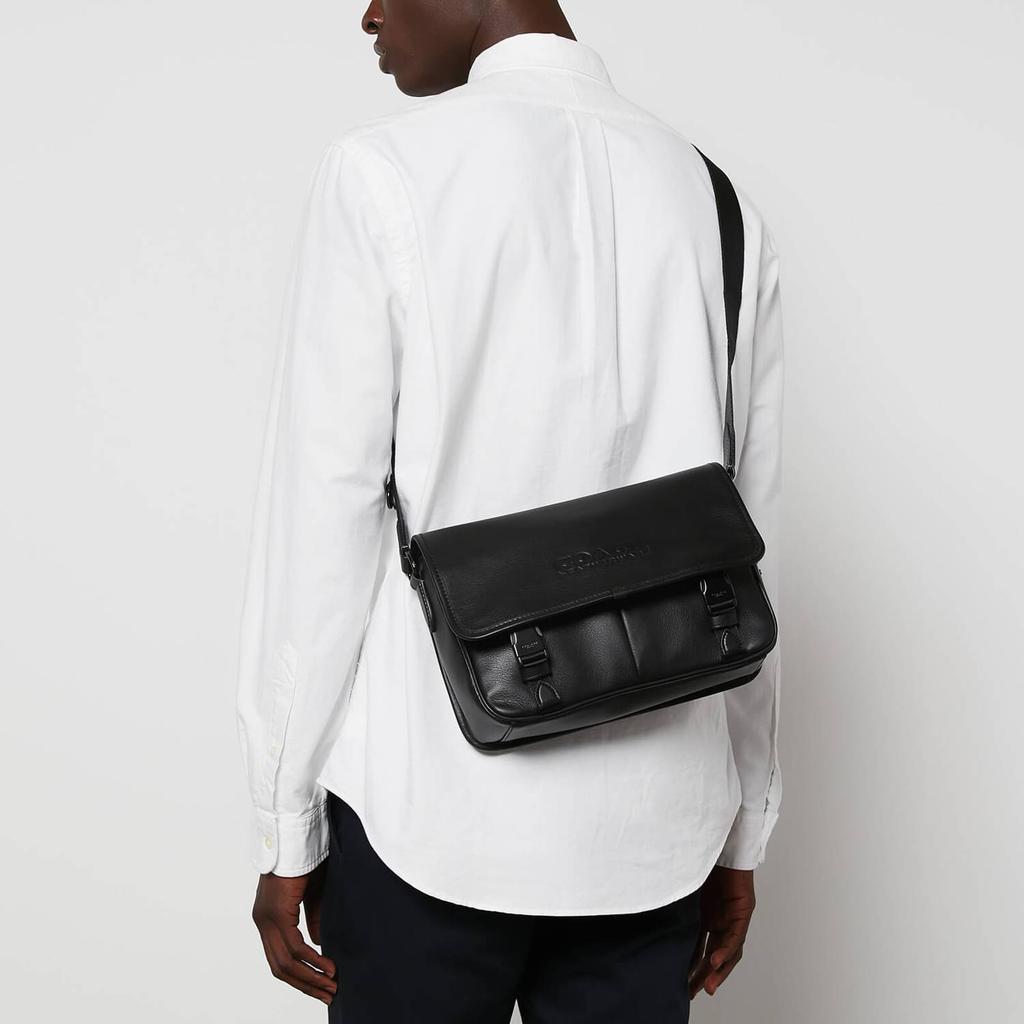 商品Coach|Coach Men's League Smooth Leather Messenger Bag - Black,价格¥3475,第4张图片详细描述