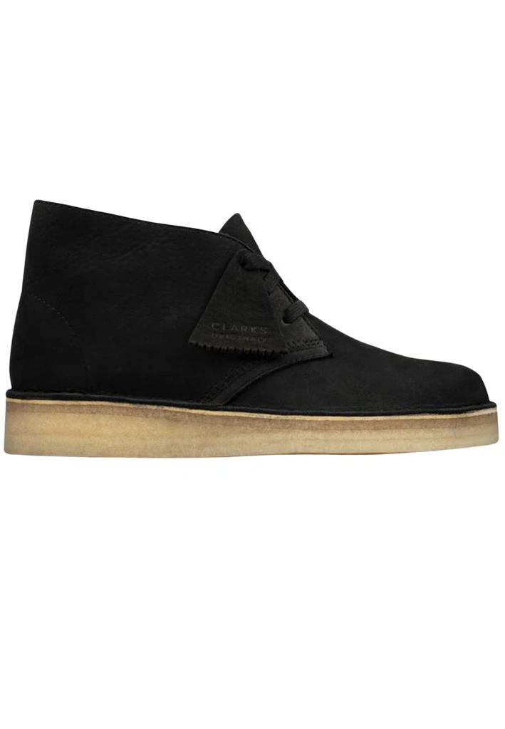 商品Clarks|Clarks Desert Coal Shoes Black - Black Nubuck,价格¥1031,第1张图片