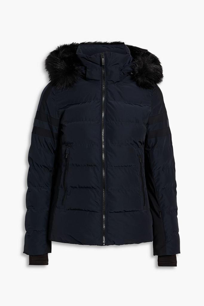 Castellane faux fur-trimmed quilted hooded ski jacket商品第3张图片规格展示