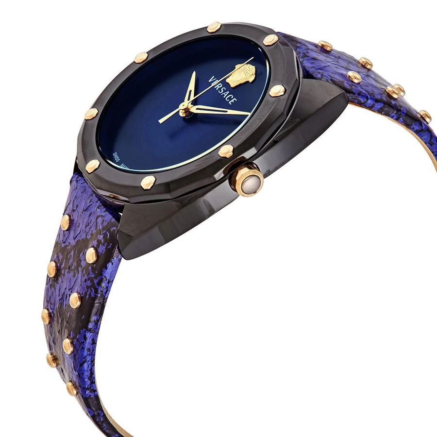 商品Versace|Shadov Quartz Black Dial Ladies Watch VEBM00418,价格¥2099,第2张图片详细描述