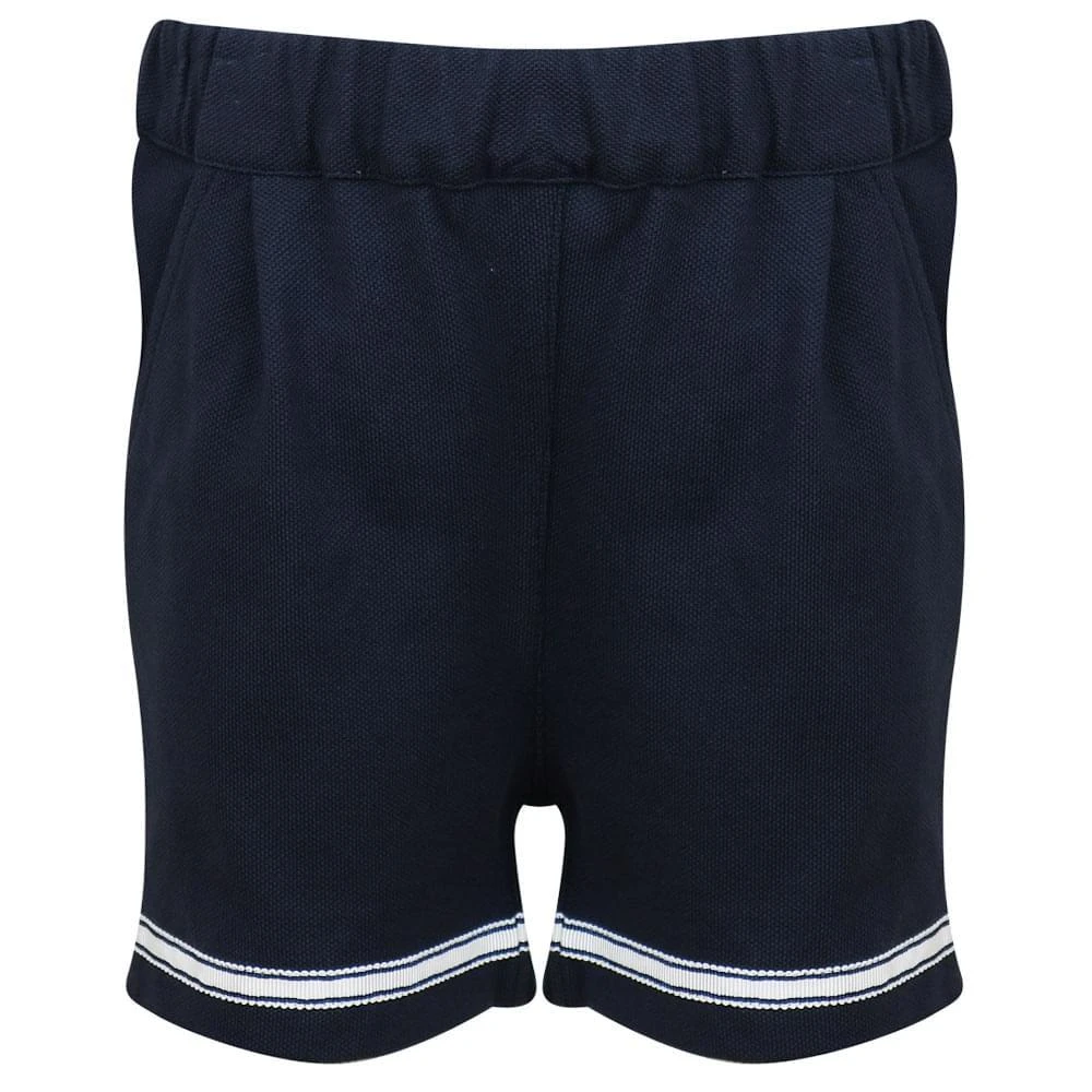 商品Patachou|White & Navy T Shirt & Shorts Sailor Set,价格¥159,第5张图片详细描述