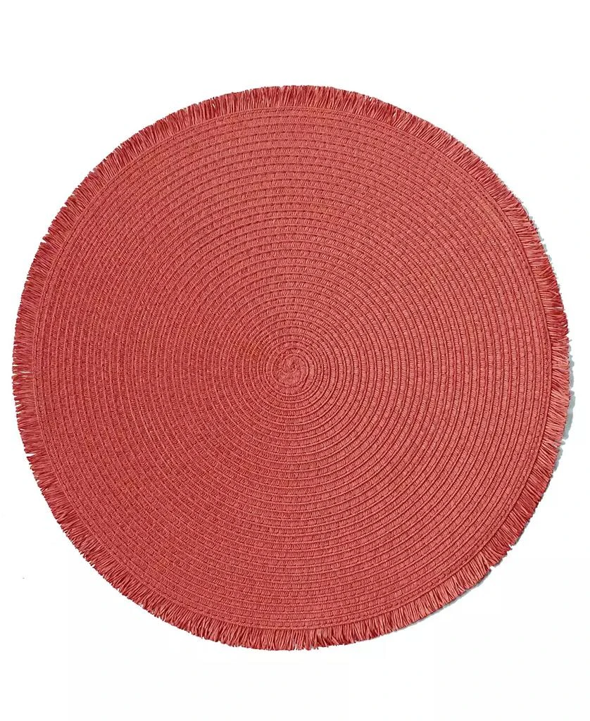 商品Benson Mills|Fringed Round Placemat, Set of 4,价格¥99,第1张图片