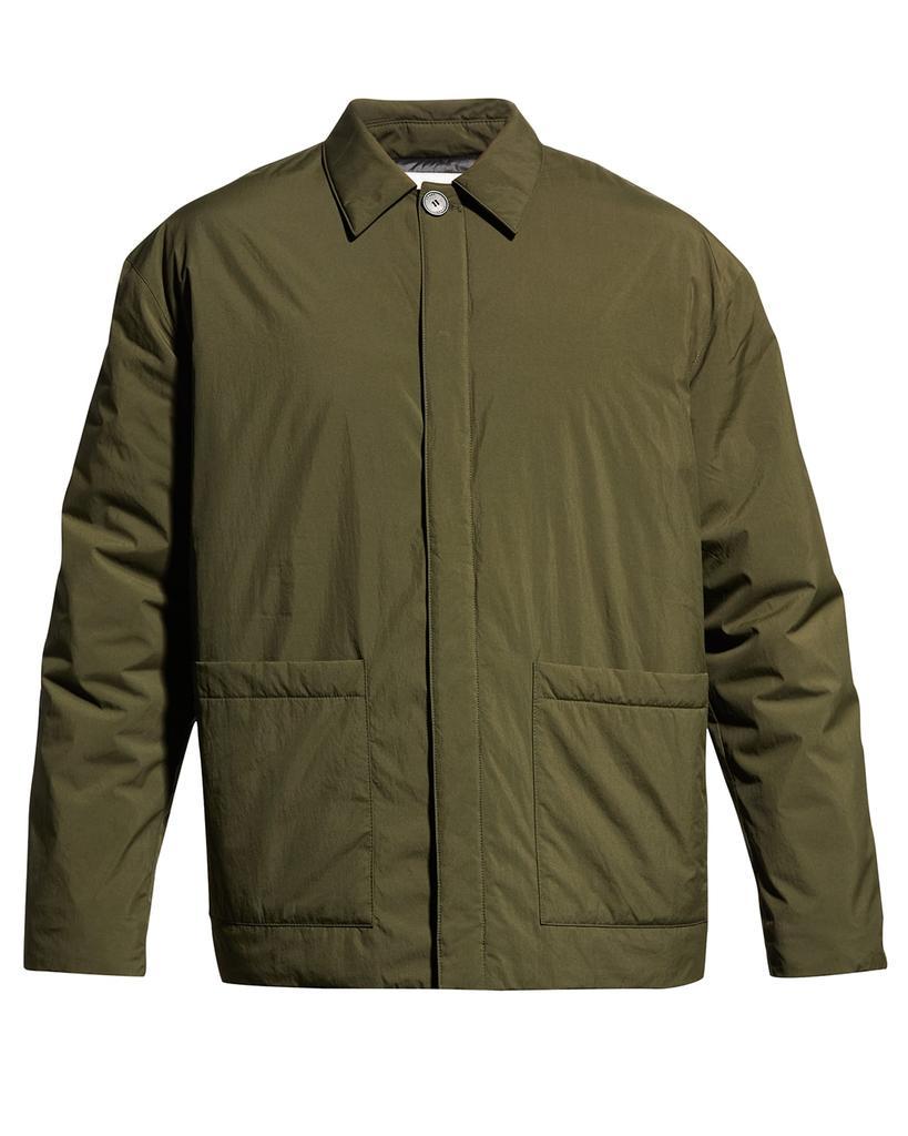 商品FRAME|Men's Solid Nylon Workwear Jacket,价格¥2563,第4张图片详细描述