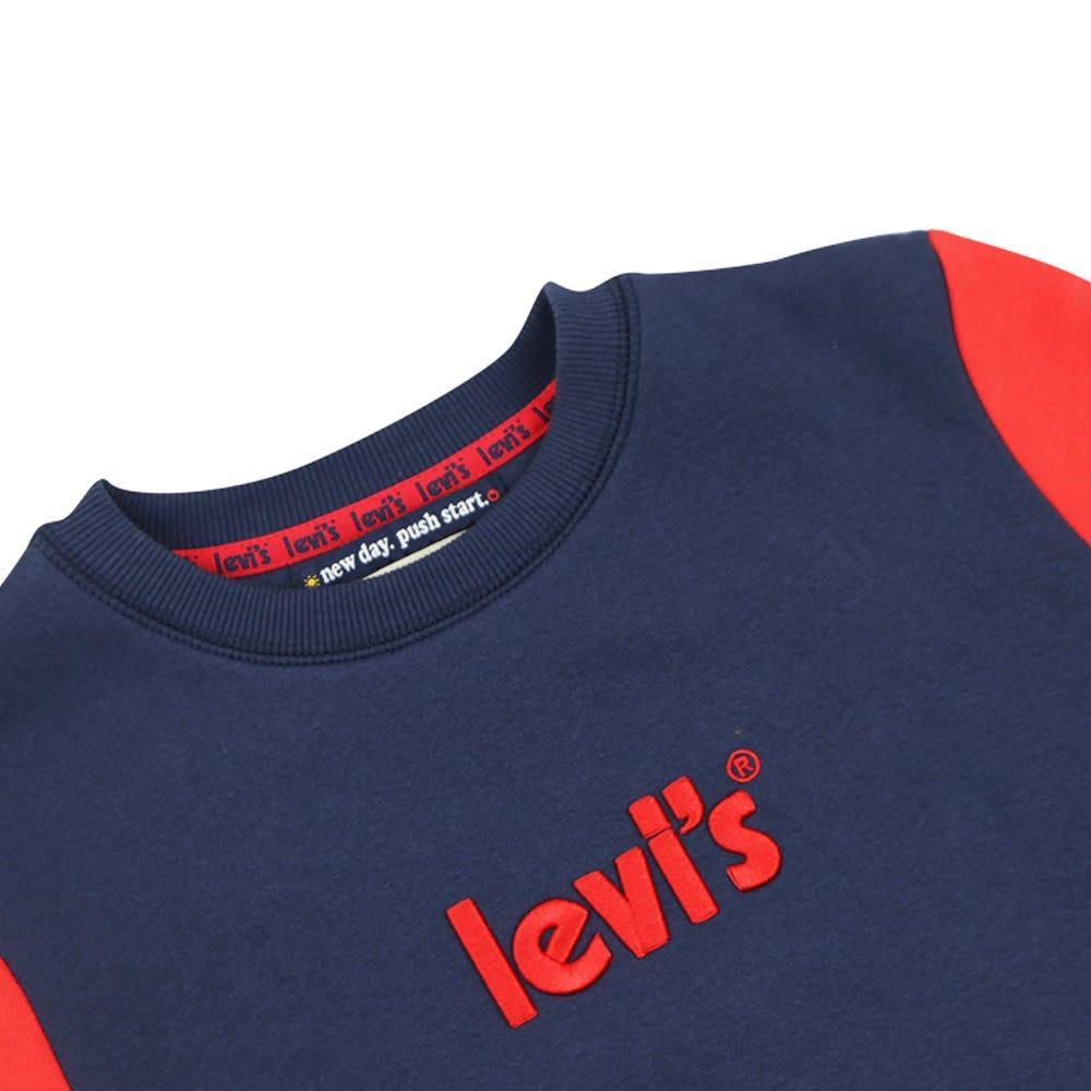 商品Levi's|Navy Red & White Logo Sweatshirt,价格¥376,第4张图片详细描述