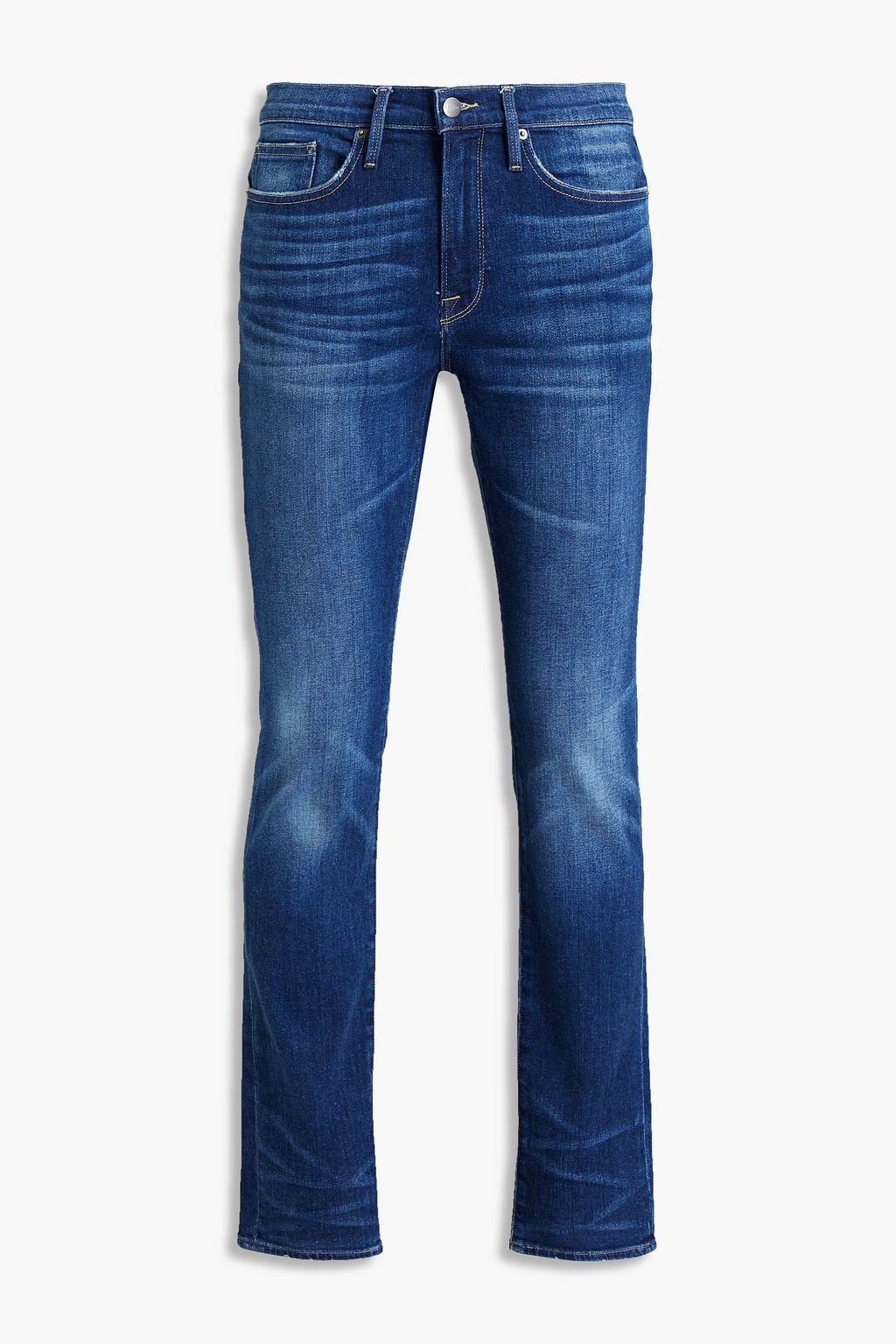 商品FRAME|L'Homme skinny-fit faded denim jeans,价格¥467,第1张图片