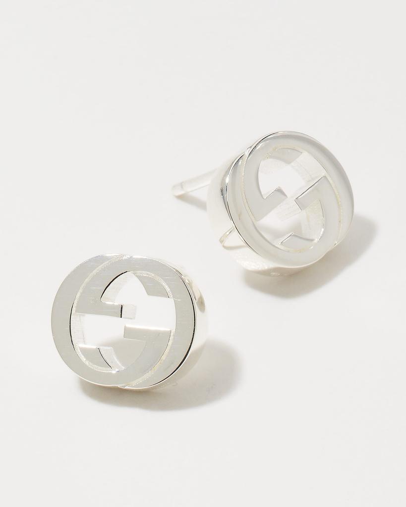 商品Gucci|Interlocking G Stud Earrings,价格¥1980,第5张图片详细描述