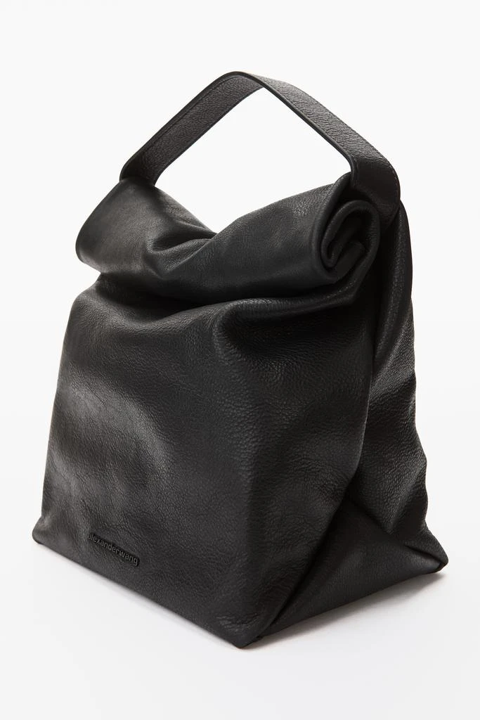 商品Alexander Wang|SMALL LUNCH BAG IN WAXED LEATHER,价格¥1962,第2张图片详细描述