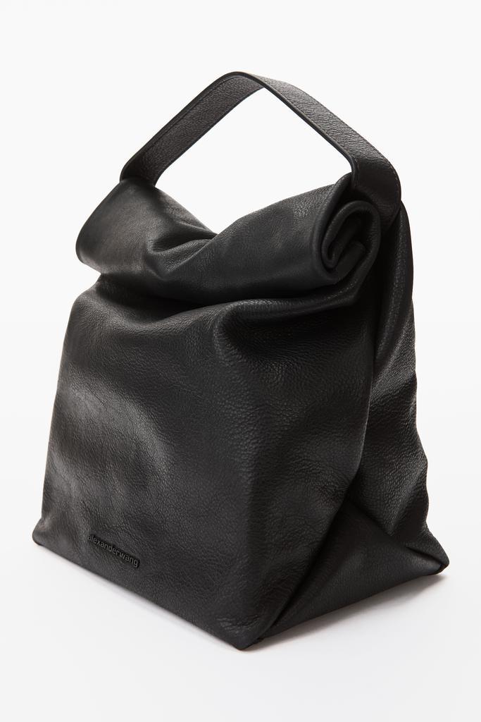 商品Alexander Wang|SMALL LUNCH BAG IN WAXED LEATHER,价格¥2808,第4张图片详细描述