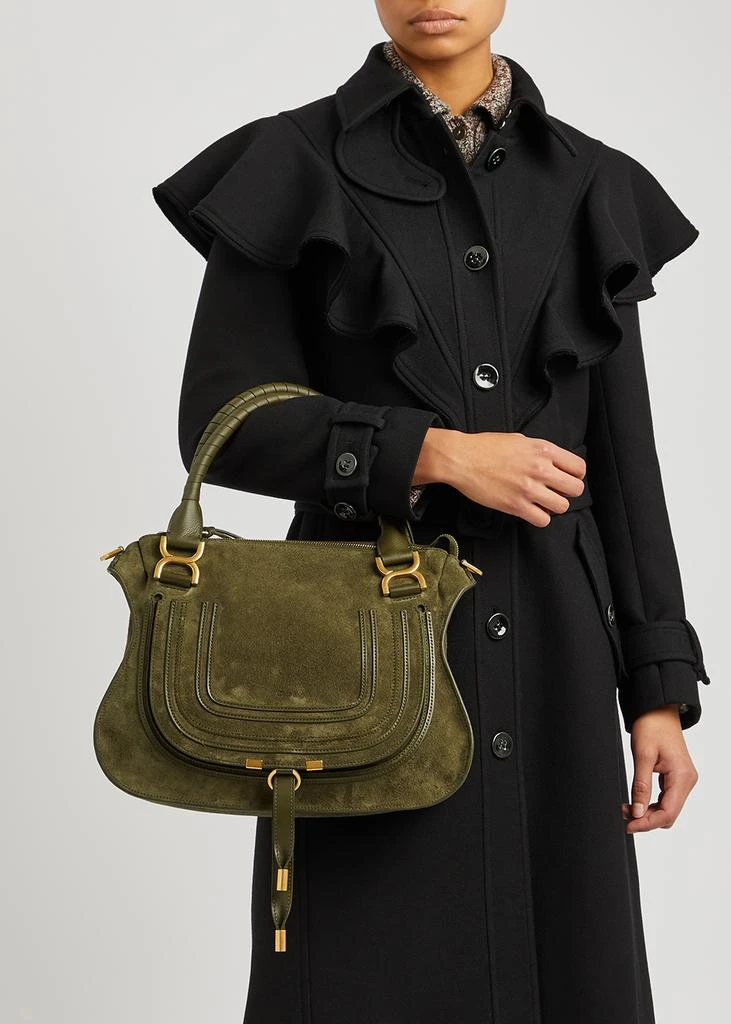 Marcie medium suede shoulder bag 商品