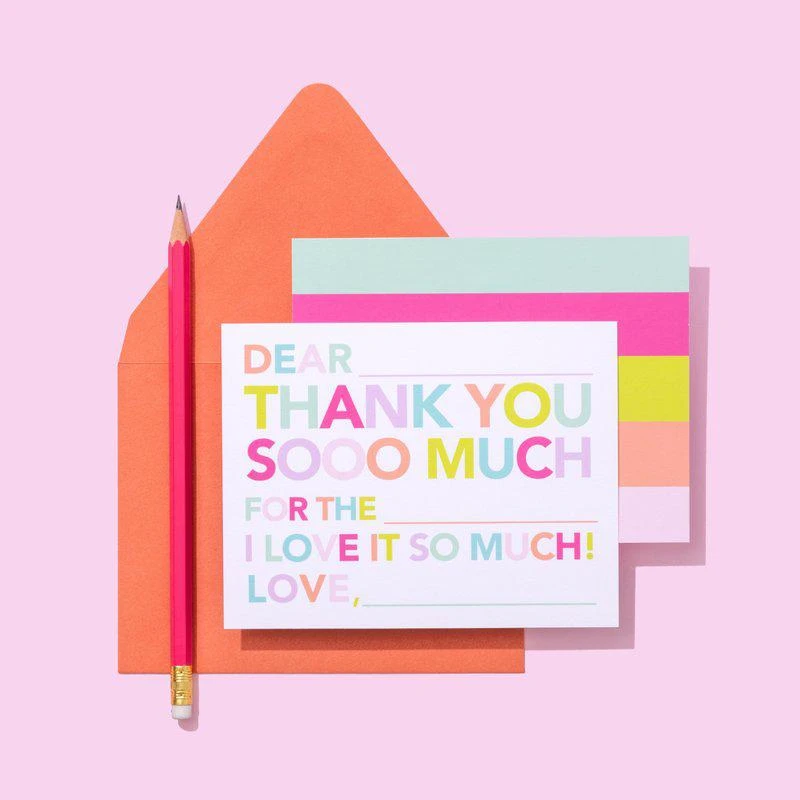 商品Joy Creative Shop|Kid's Fill In Thank You Notes,价格¥113,第1张图片