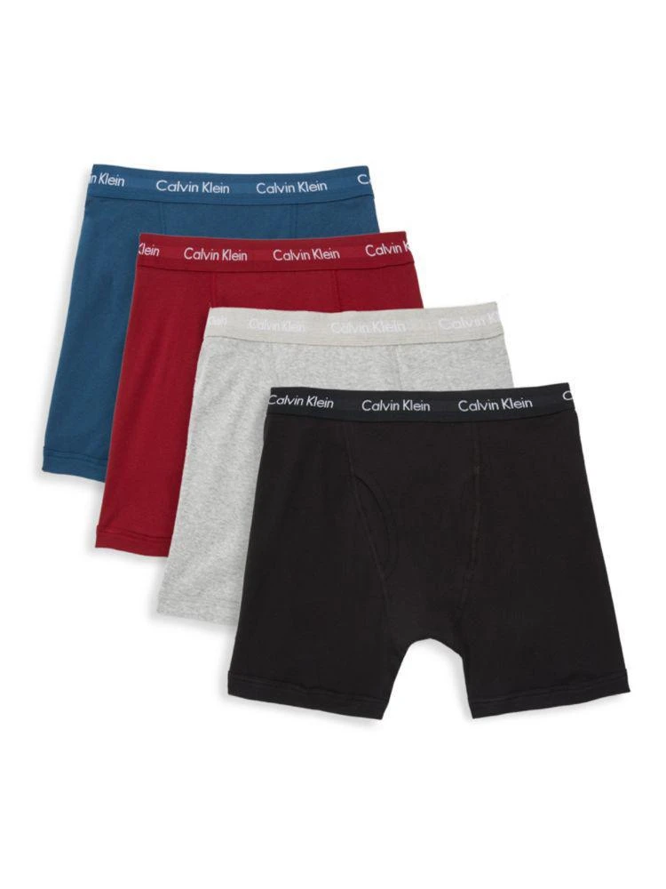 商品Calvin Klein|4件装棉质内裤装,价格¥199,第1张图片详细描述