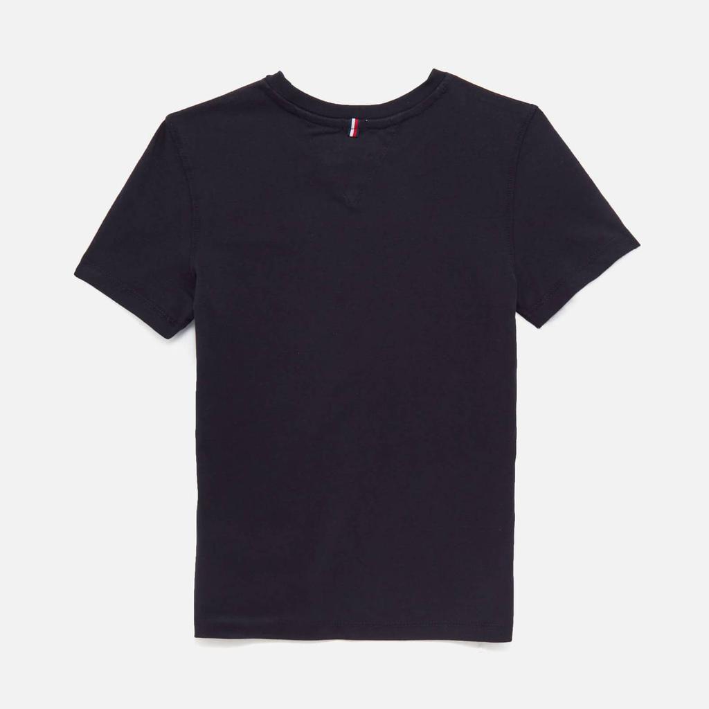 商品Tommy Hilfiger|Tommy Hilfiger Boys' Basic Short Sleeve T-Shirt - Sky Captain,价格¥149-¥165,第4张图片详细描述