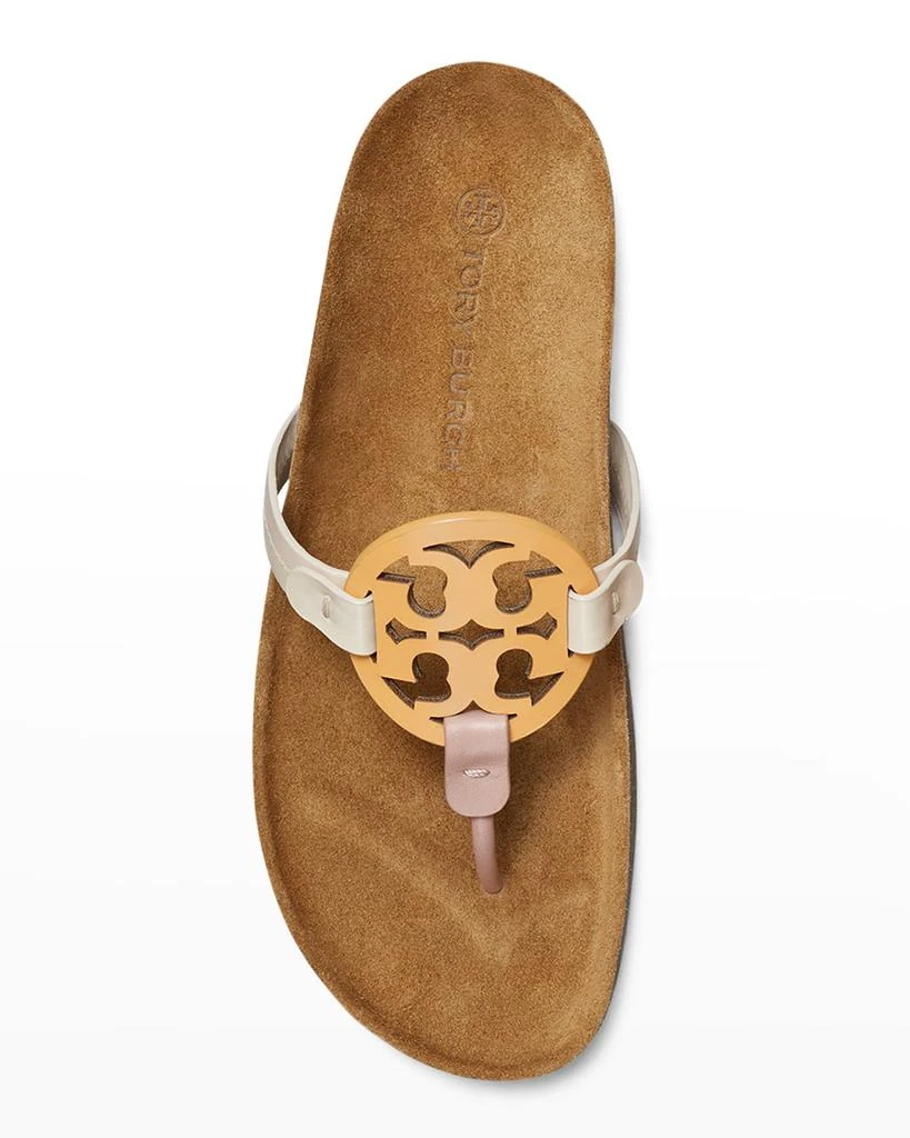 商品Tory Burch|Miller Cloud Tricolor Medallion Thong Sandals,价格¥751,第4张图片详细描述