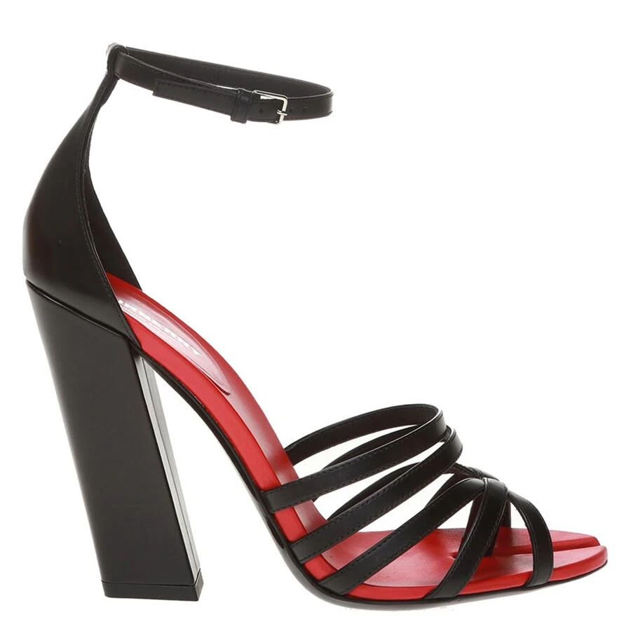 商品Burberry|Split-toe Detail Leather Hove Thong Sandals,价格¥1464,第1张图片