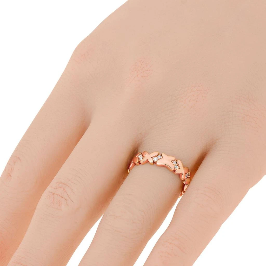 商品Mimi Milano|Mimi Milano Freevola 18K Rose Gold Diamond Band Ring Sz. 6.5 AXM247R8B-53,价格¥3663,第2张图片详细描述