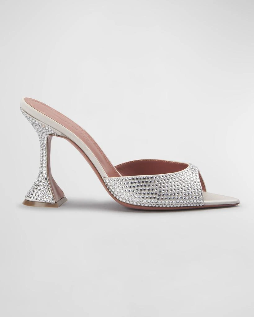 商品Amina Muaddi|Caroline Crystal Mule Sandals,价格¥3746,第1张图片