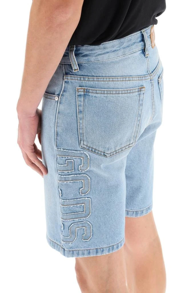 商品GCDS|DENIM SHORTS WITH LOGO PATCH,价格¥1524,第5张图片详细描述