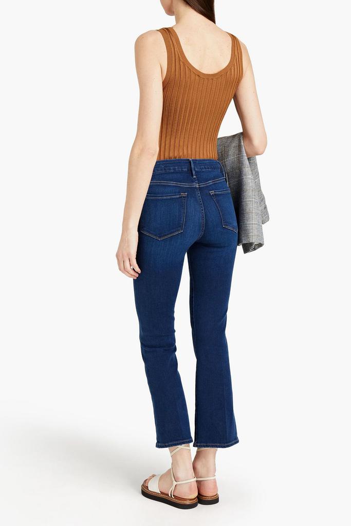 Le Crop Mini mid-rise kick-flare jeans商品第3张图片规格展示