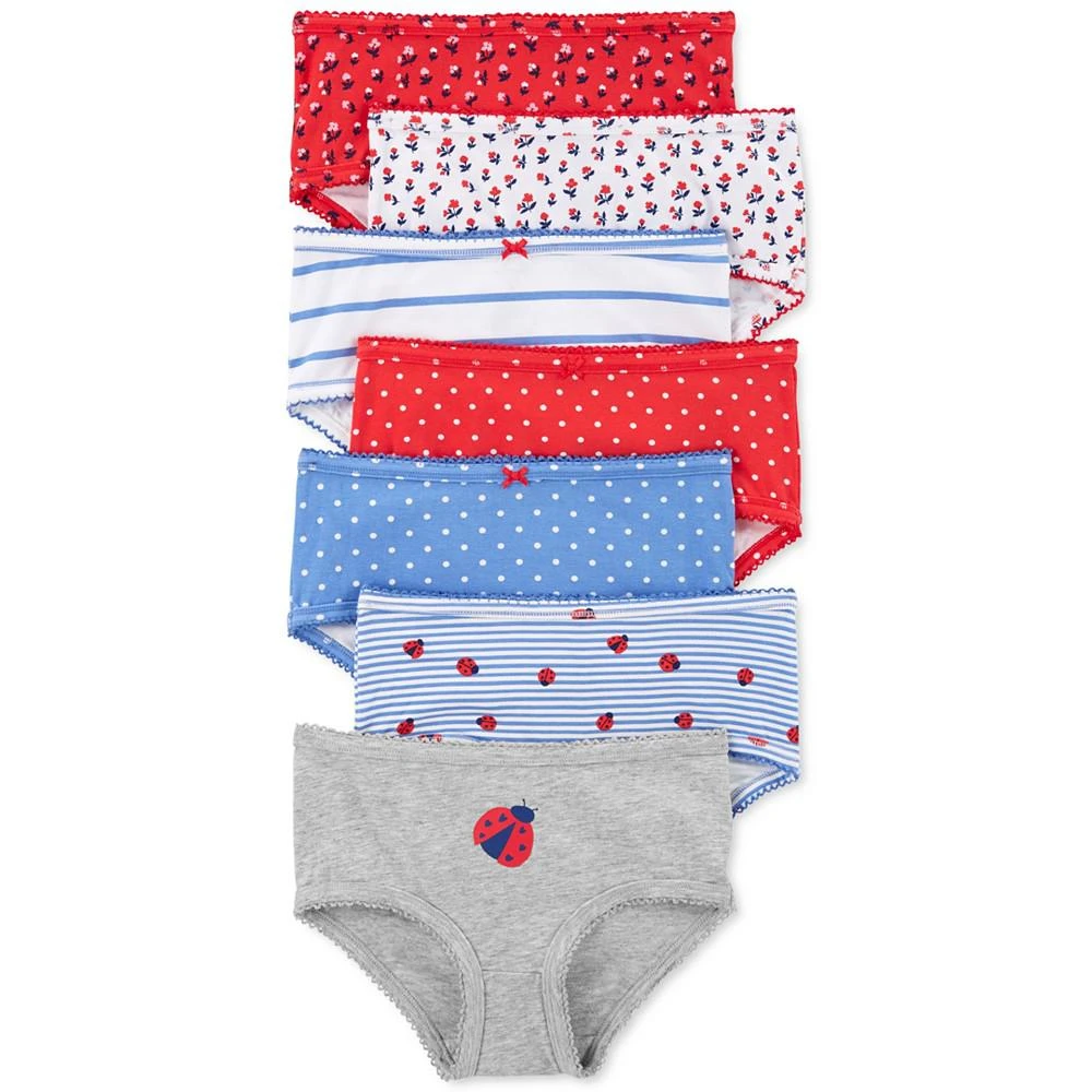 商品Carter's|Little and Big Girls Ladybug Underwear, Pack of 7,价格¥117,第1张图片