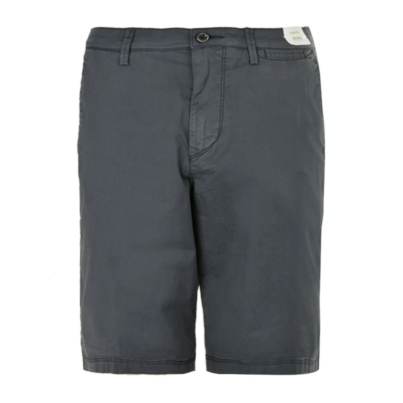 商品Hugo Boss|Hugo Boss 雨果博斯 新款男士棉质灰蓝色时尚休闲短裤 C-CLYDE2-5-D-8436-410,价格¥624,第1张图片