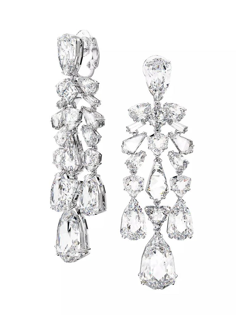商品Swarovski|Mesmera Rhodium-Plated & Crystal Clip-On Earrings,价格¥3223,第3张图片详细描述