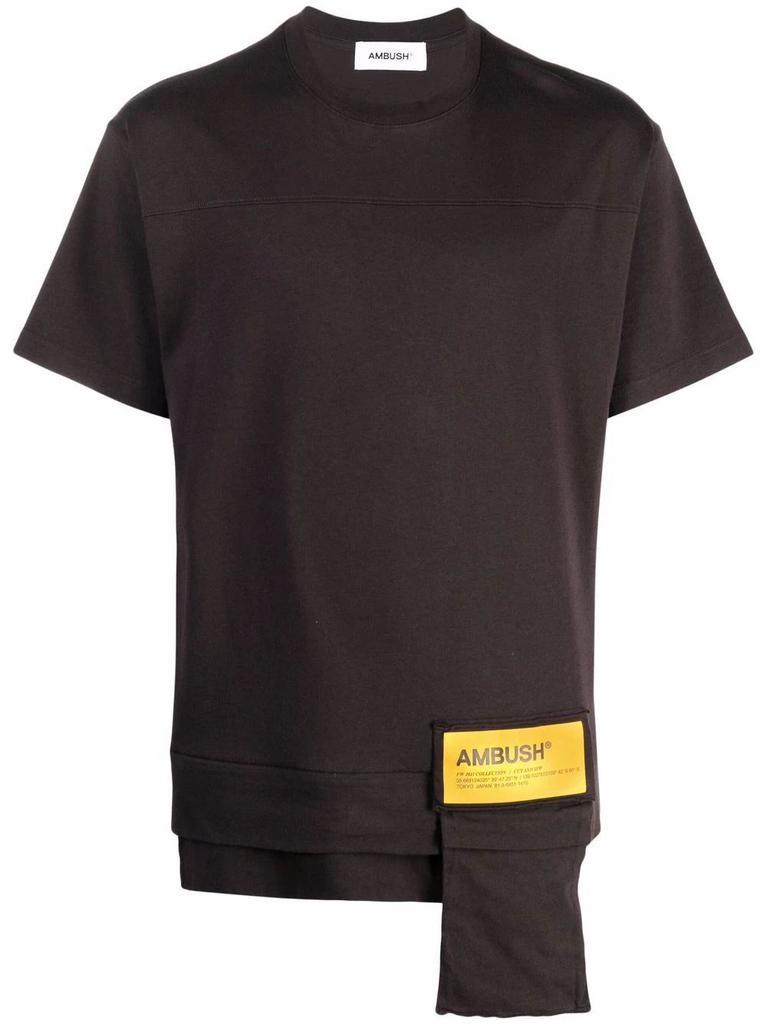 商品Ambush|Ambush Mens Brown Cotton T-Shirt,价格¥3489,第1张图片