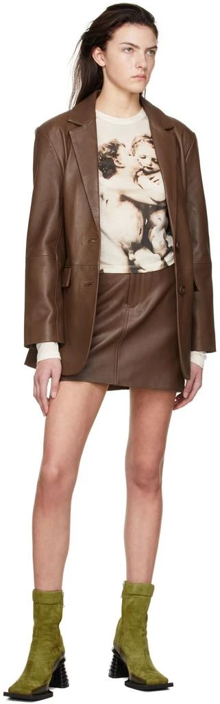 商品Ksubi|Brown Crossin Mini Skirt,价格¥1422,第4张图片详细描述