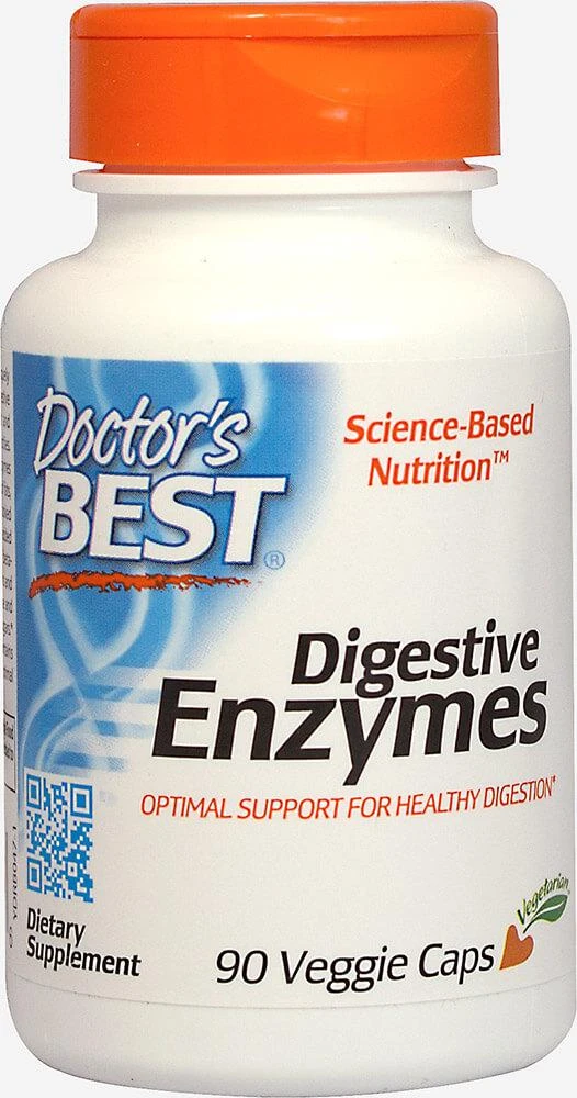 商品Doctor's Best|Best Digestive Enzymes - All Vegetarian 90 Vegi Caps,价格¥140,第1张图片