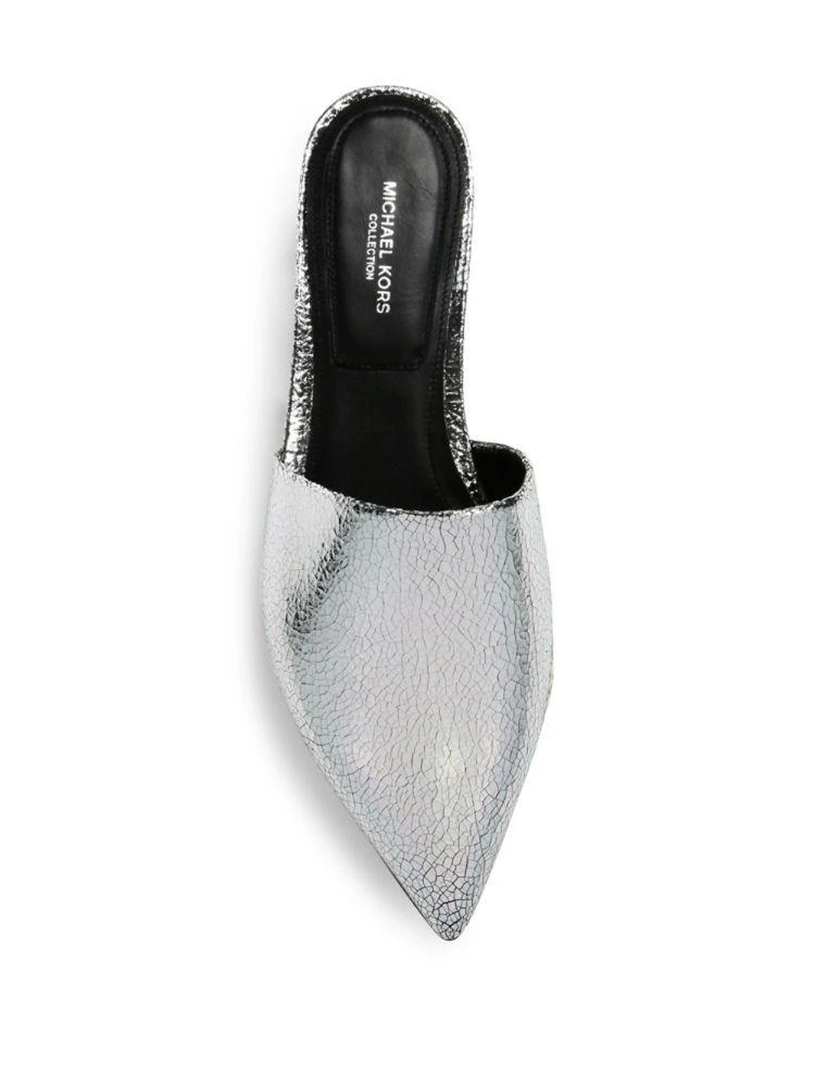 商品Michael Kors|Darla Metallic Leather Mules,价格¥750,第5张图片详细描述