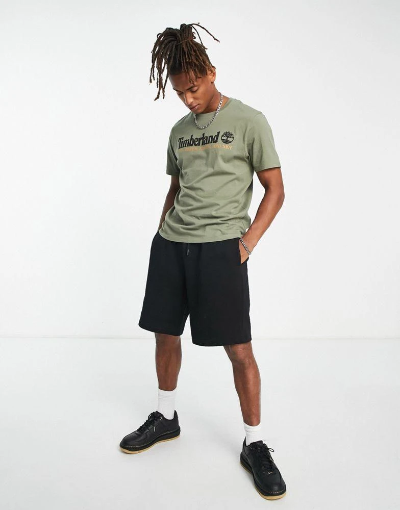 商品Timberland|Timberland front graphic t-shirt in khaki,价格¥162,第3张图片详细描述