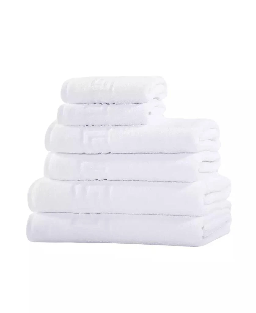 商品OZAN PREMIUM HOME|Milos Greek Key 100% Turkish Cotton 6-Pc. Bath Towel Sets,价格¥766,第1张图片