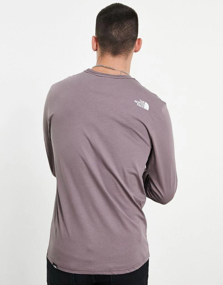 商品The North Face|The North Face Standard long sleeve t-shirt in purple,价格¥331,第2张图片详细描述