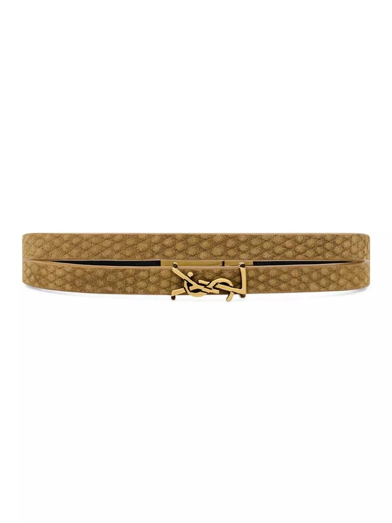 商品Yves Saint Laurent|Cassandre Double Wrap Bracelet in Leather,价格¥2623,第1张图片