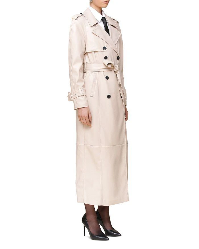 商品Avec Les Filles|Faux Leather Trench Coat,价格¥1498,第2张图片详细描述