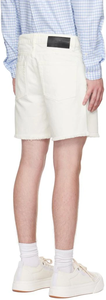 商品AMI|White Frayed Denim Shorts,价格¥1992,第3张图片详细描述