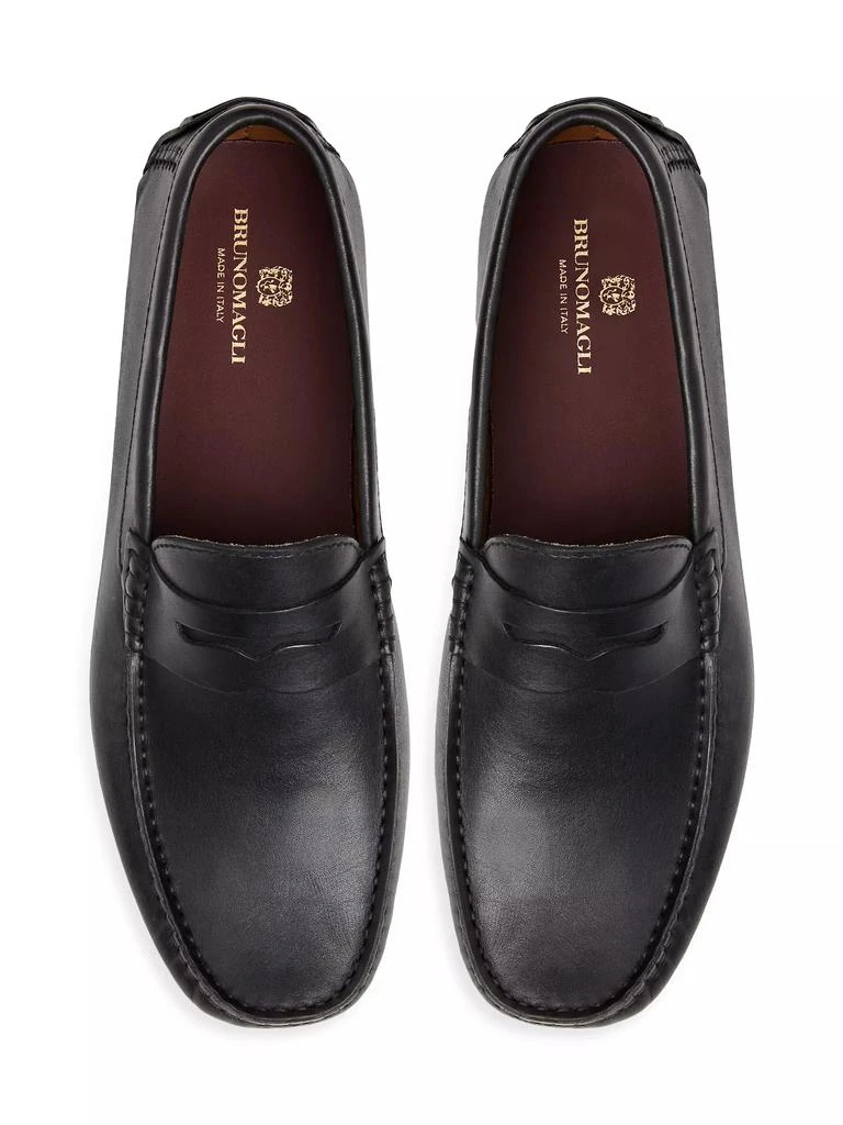 商品Bruno Magli|Xane Leather Loafers,价格¥1671,第4张图片详细描述