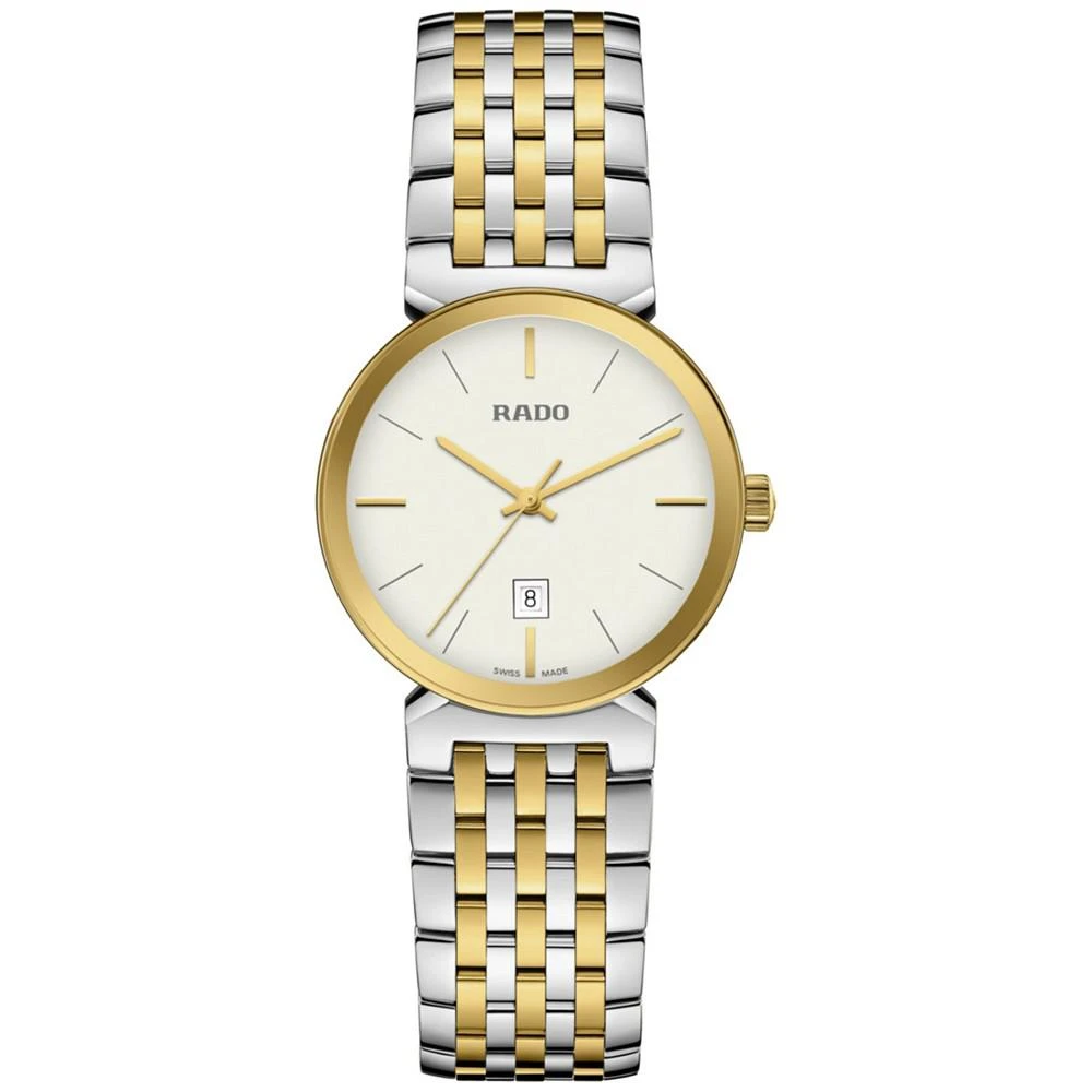 商品Rado|Florence Men's Gold-Tone Stainless Steel Bracelet Watch 30mm,价格¥7479,第1张图片