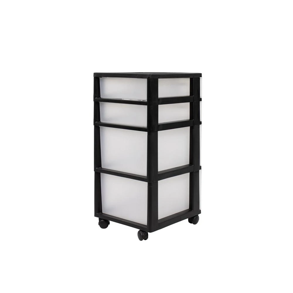 Eclypse 4-Drawer Rolling Storage Cart 商品