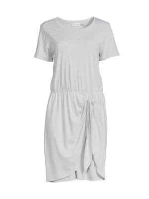 商品Calvin Klein|Knot Waist T-Shirt Dress,价格¥85,第3张图片详细描述