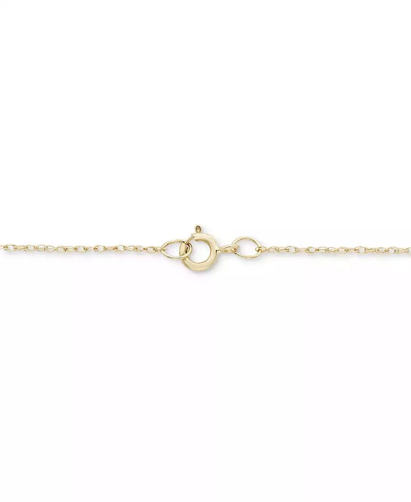 商品Macy's|Diamond Heart Cross 18" Pendant Necklace (1/3 ct. t.w.) in 14k Gold,价格¥5986,第3张图片详细描述