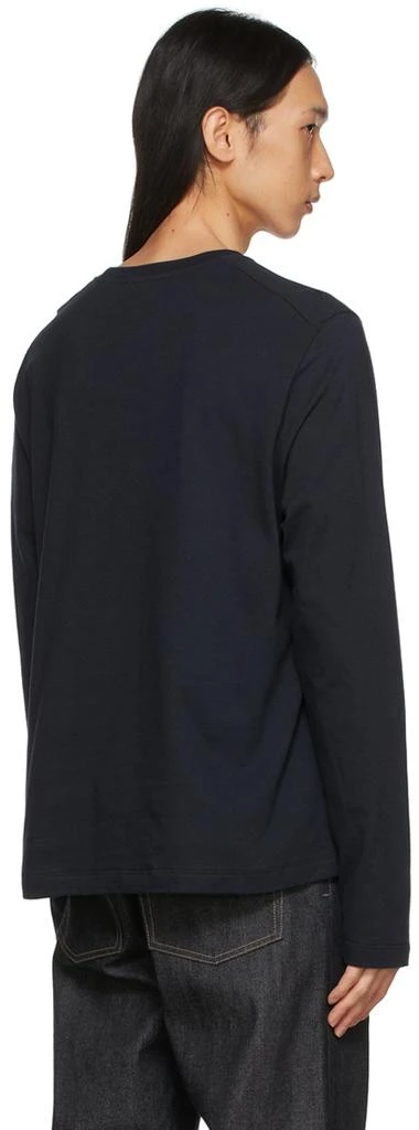 商品Jil Sander|Navy Cashmere Jersey Long Sleeve T-Shirt,价格¥3824,第3张图片详细描述