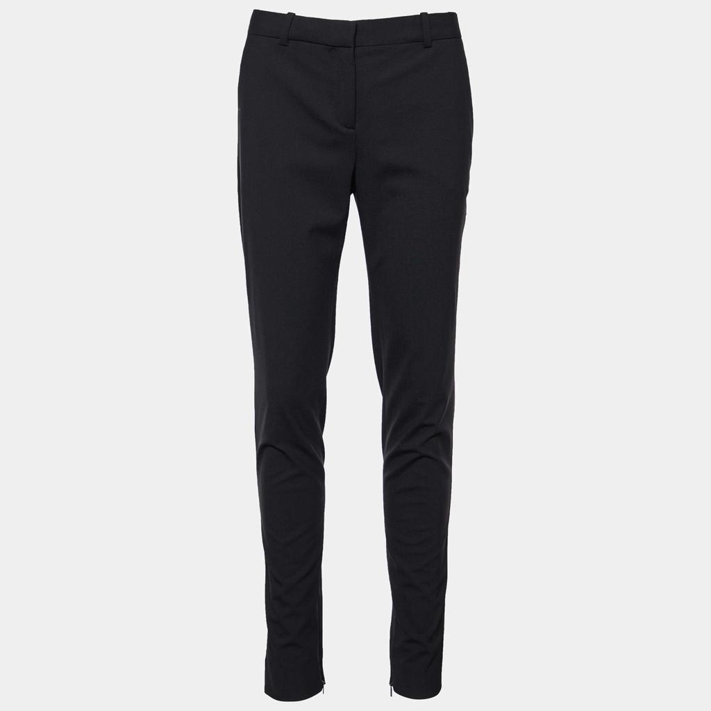 商品[二手商品] Versace|Versace Black Stretch Wool Tailored Trousers L,价格¥3611,第1张图片