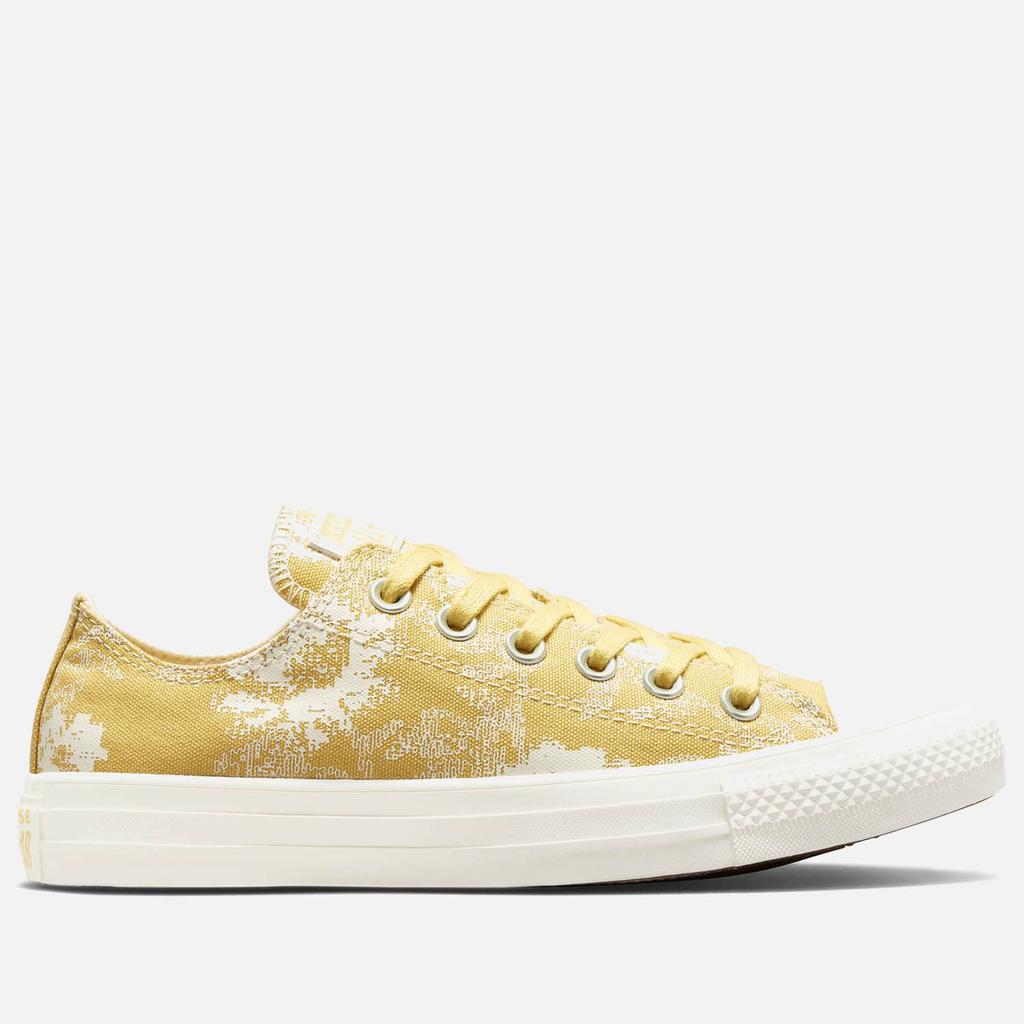 Converse Women's Chuck Taylor All Star Hybrid Floral Ox Trainers - Saturn Gold/Egret/Saturn Gold商品第1张图片规格展示