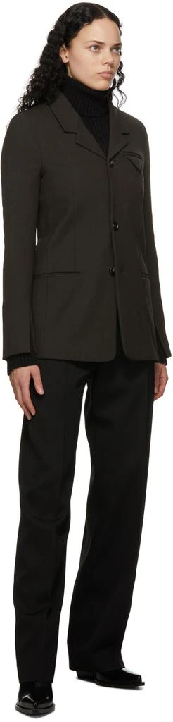 商品Bottega Veneta|Brown Wool Twill Blazer,价格¥18431,第4张图片详细描述