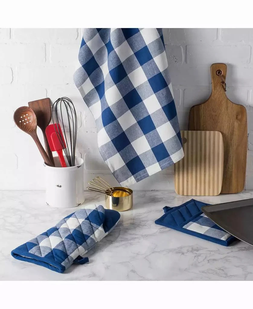 商品Design Imports|Buffalo Check Dishtowel, Set of 3,价格¥157,第5张图片详细描述