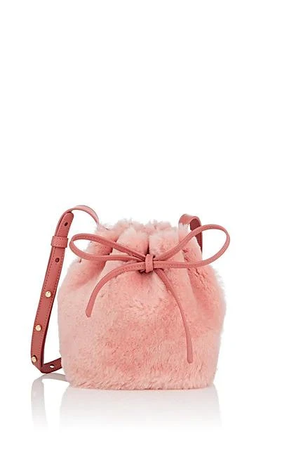 商品Mansur Gavriel|Mini Mini Shearling Bucket Bag,价格¥3681,第1张图片