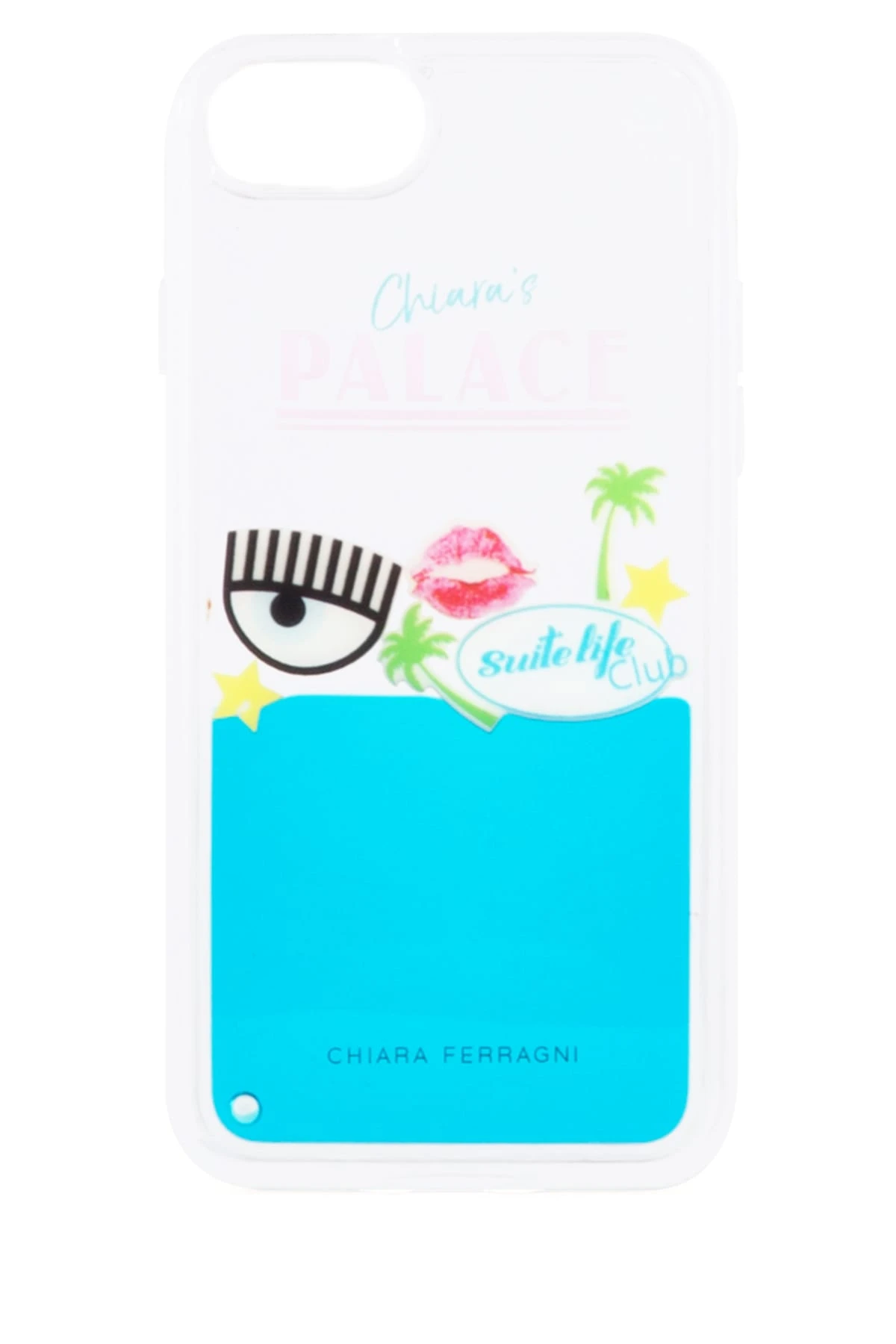 商品【商品预售7天】 Chiara Ferragni|Chiara Ferragni 女士手机壳 18PECFCIP8016 AZZURRO 花色,价格¥378,第1张图片