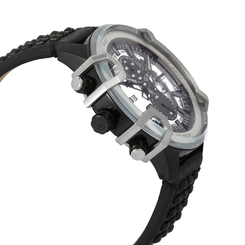 商品Diesel|Griffed Lefty Chronograph Quartz Silver Dial Men's Watch DZ4571,价格¥1286,第2张图片详细描述